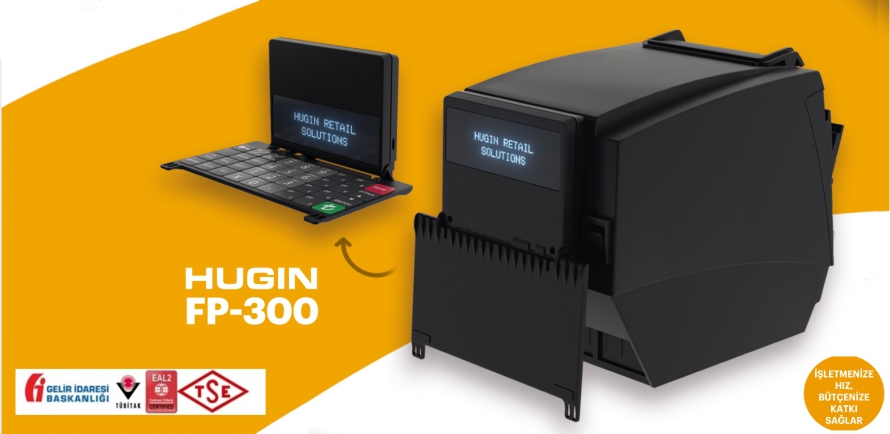 HUGİN FP-300 YENİ NESİL POS SİSTEM YAZAR KASA -HUGİN FP-300 YENİ YAZAR KASA