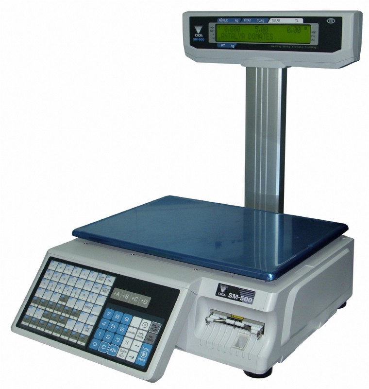 DIGI SM 500 P MK4 15 Kg 30 Kg Barkodlu Terazi